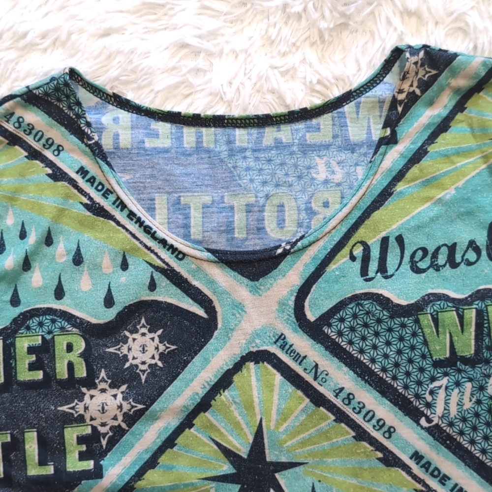 Blackmilk Harry Potter Weasley's Weather in a Bottle Cropped Tee - Picture 3 of 11